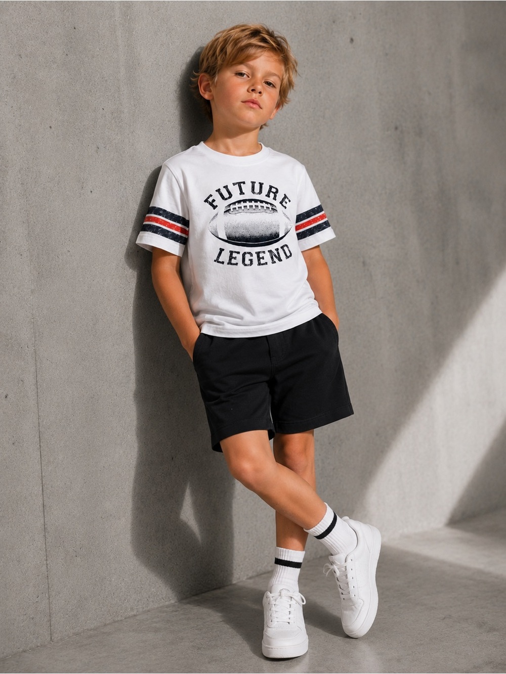 Carter’s Future Legend Football Graphic Tee White Size 8